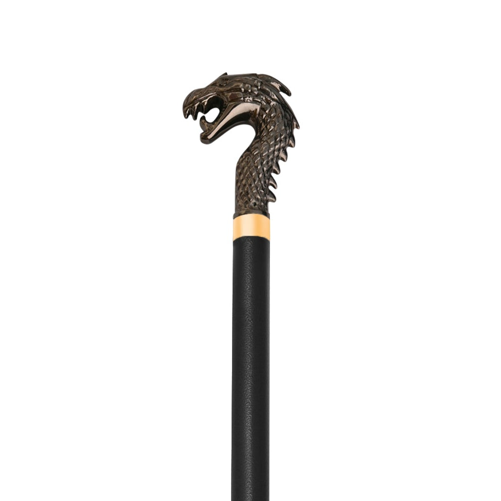 Black Oxide Dragon Head Collector's Dagger Cane