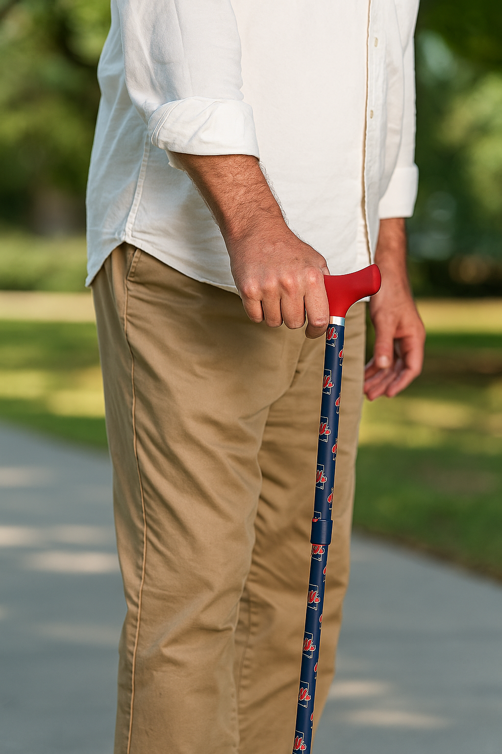 Ole Miss Walking Cane