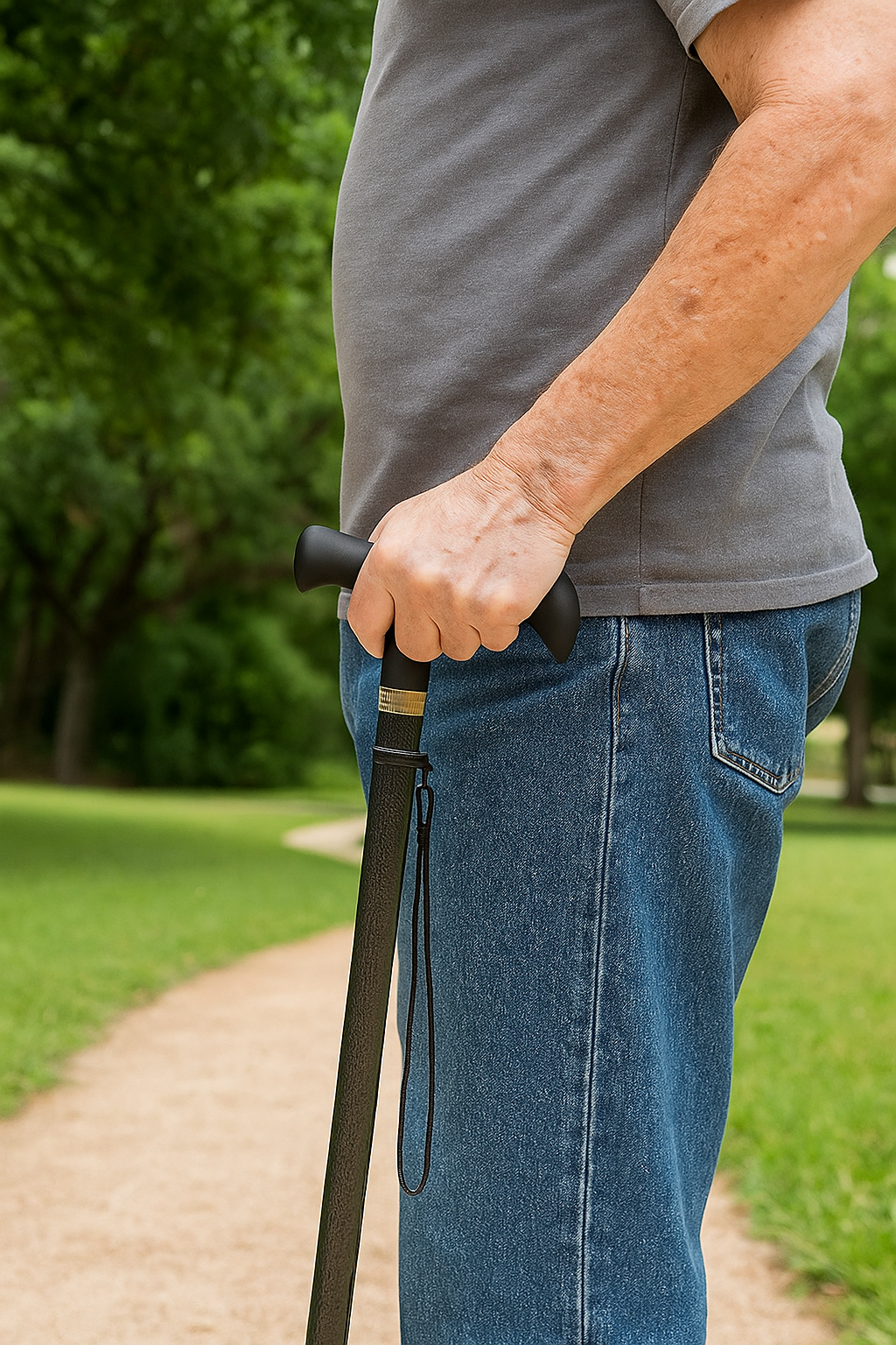Adjustable Carbon Fiber Triple Wound Walking Cane