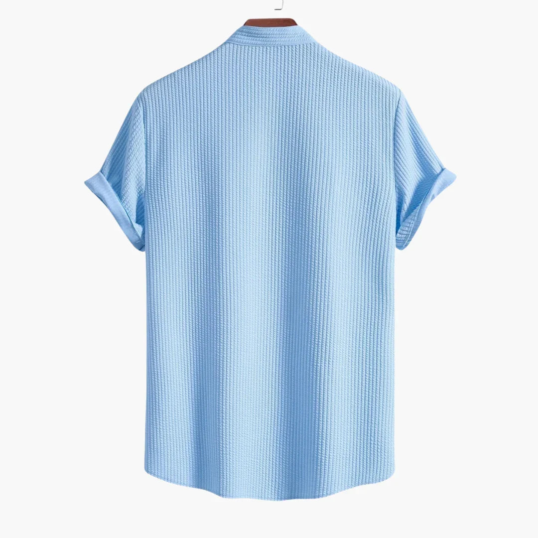 Cyrus | Refined Stand-Collar Shirt