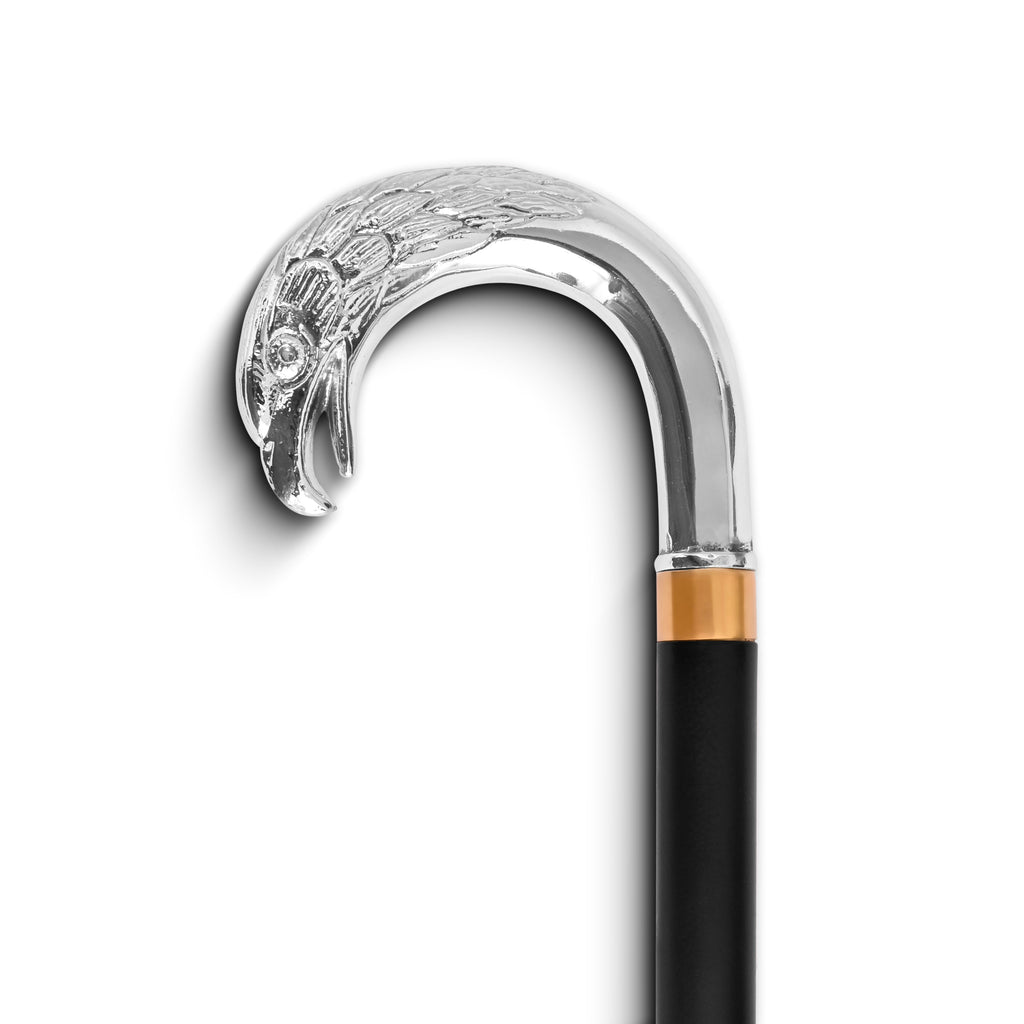 Chrome Eagle Head Collector's Sword Cane
