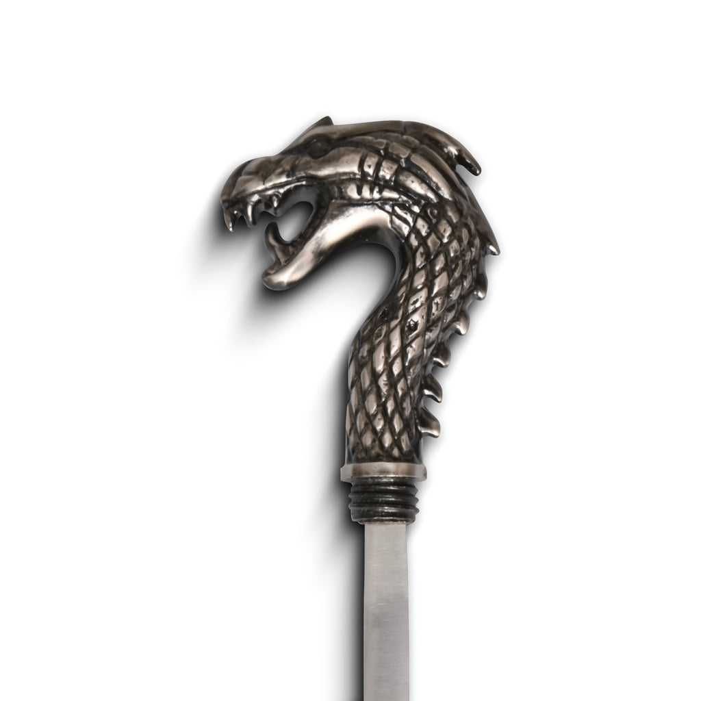 Hematite Dragon Head Collector's Sword Cane