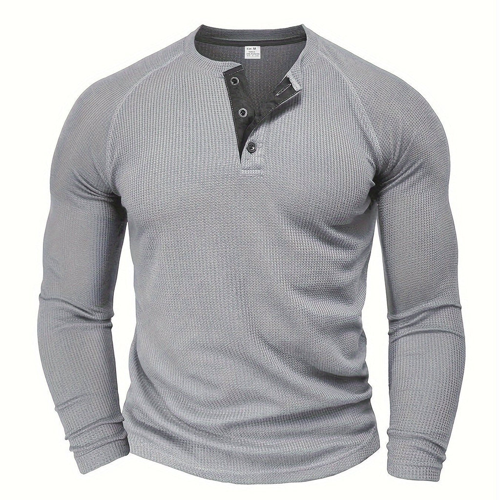 Graham | Classic Button Henley Shirt