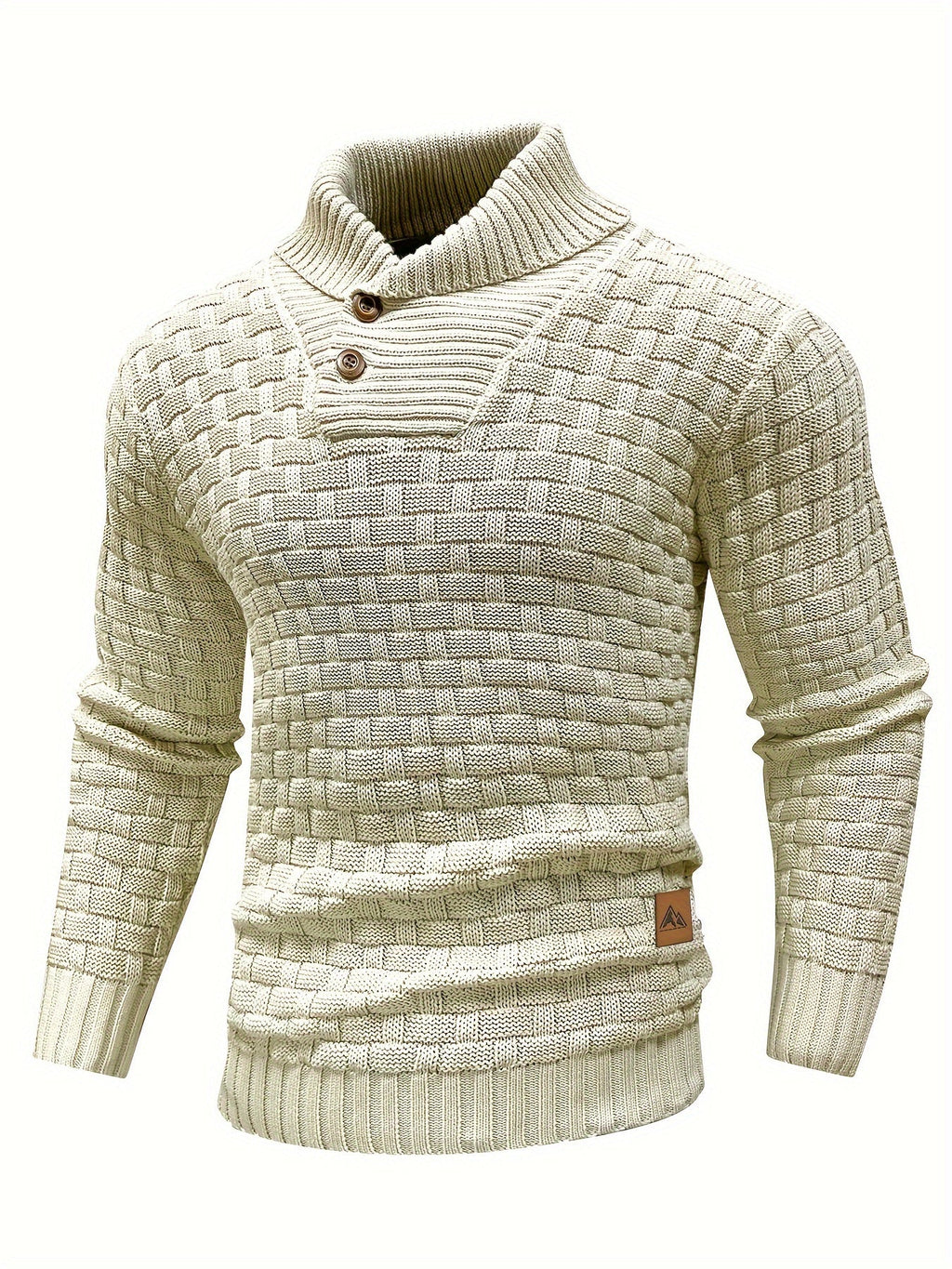 Alistair | Textured Shawl-Collar Sweater