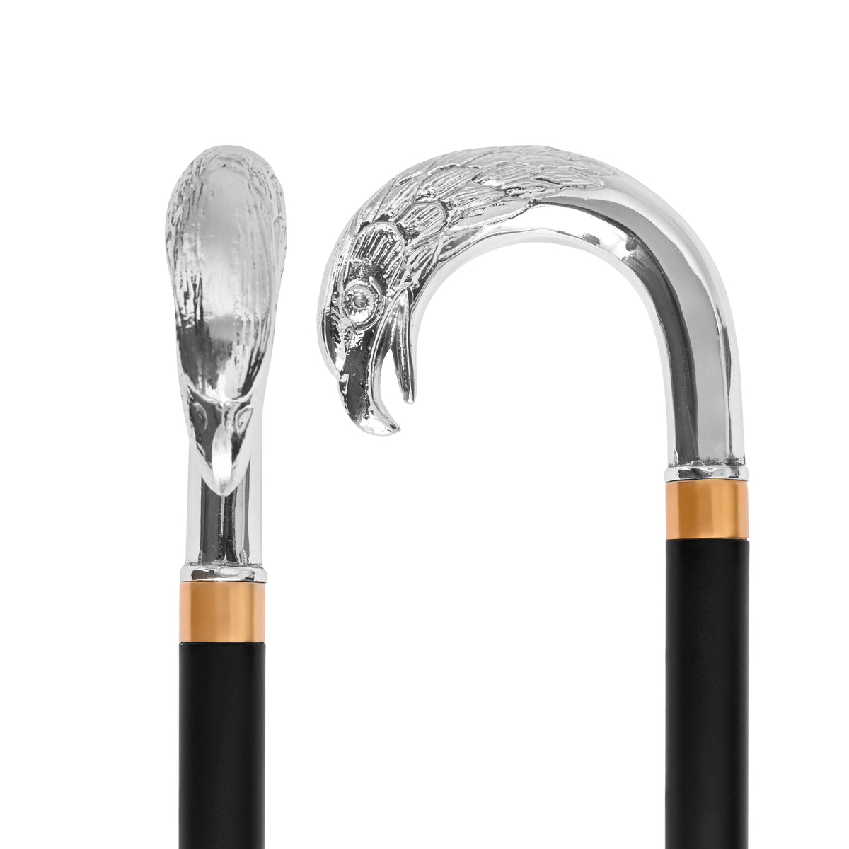 Chrome Eagle Head Collector's Sword Cane