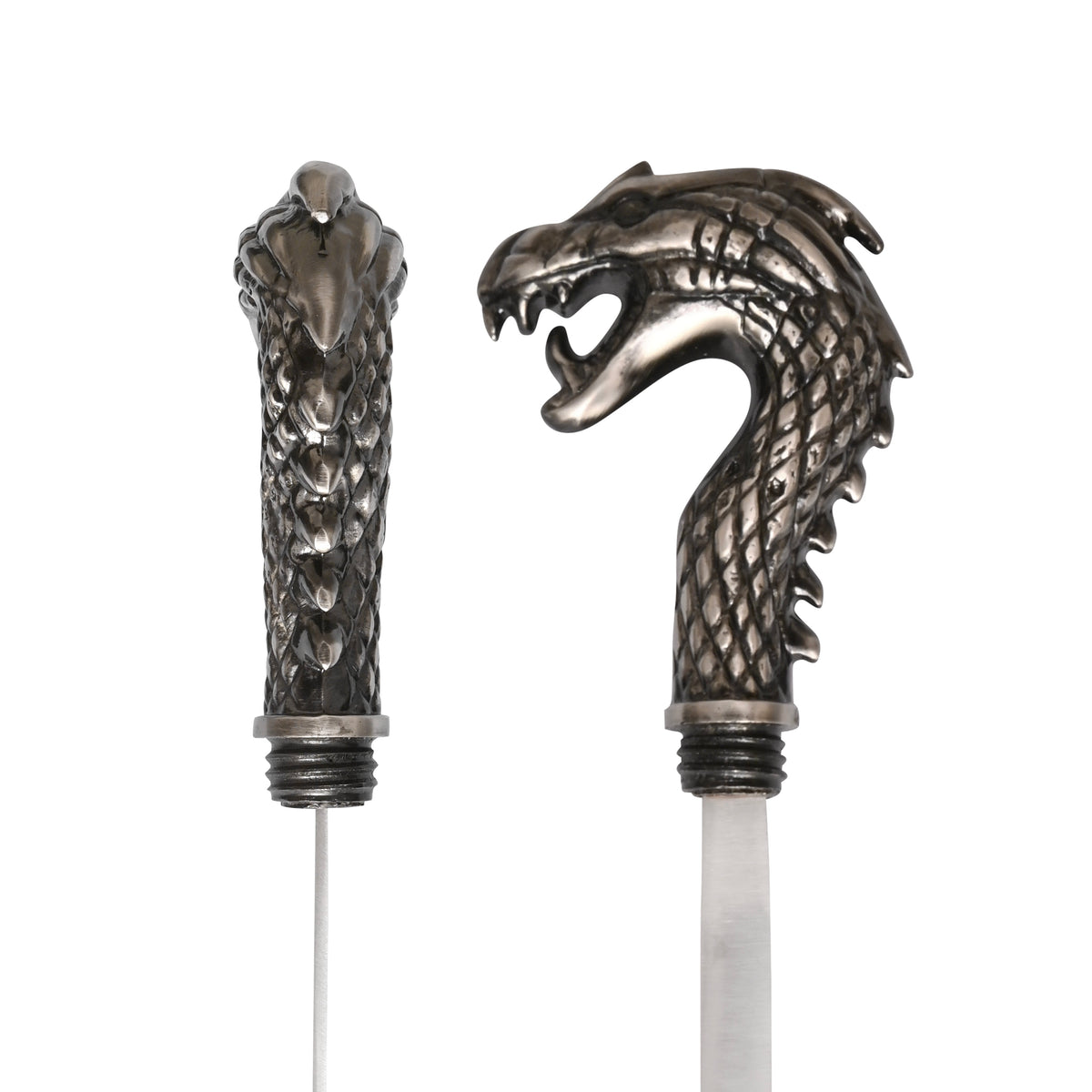 Hematite Dragon Head Collector's Sword Cane