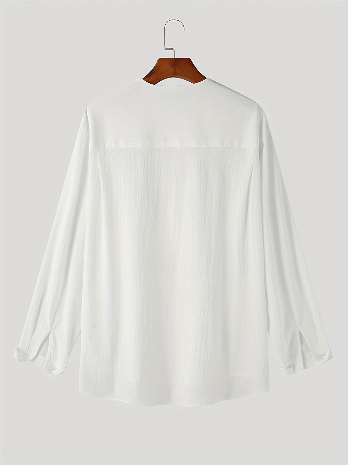 Franklin | Collarless V-Neck Shirt