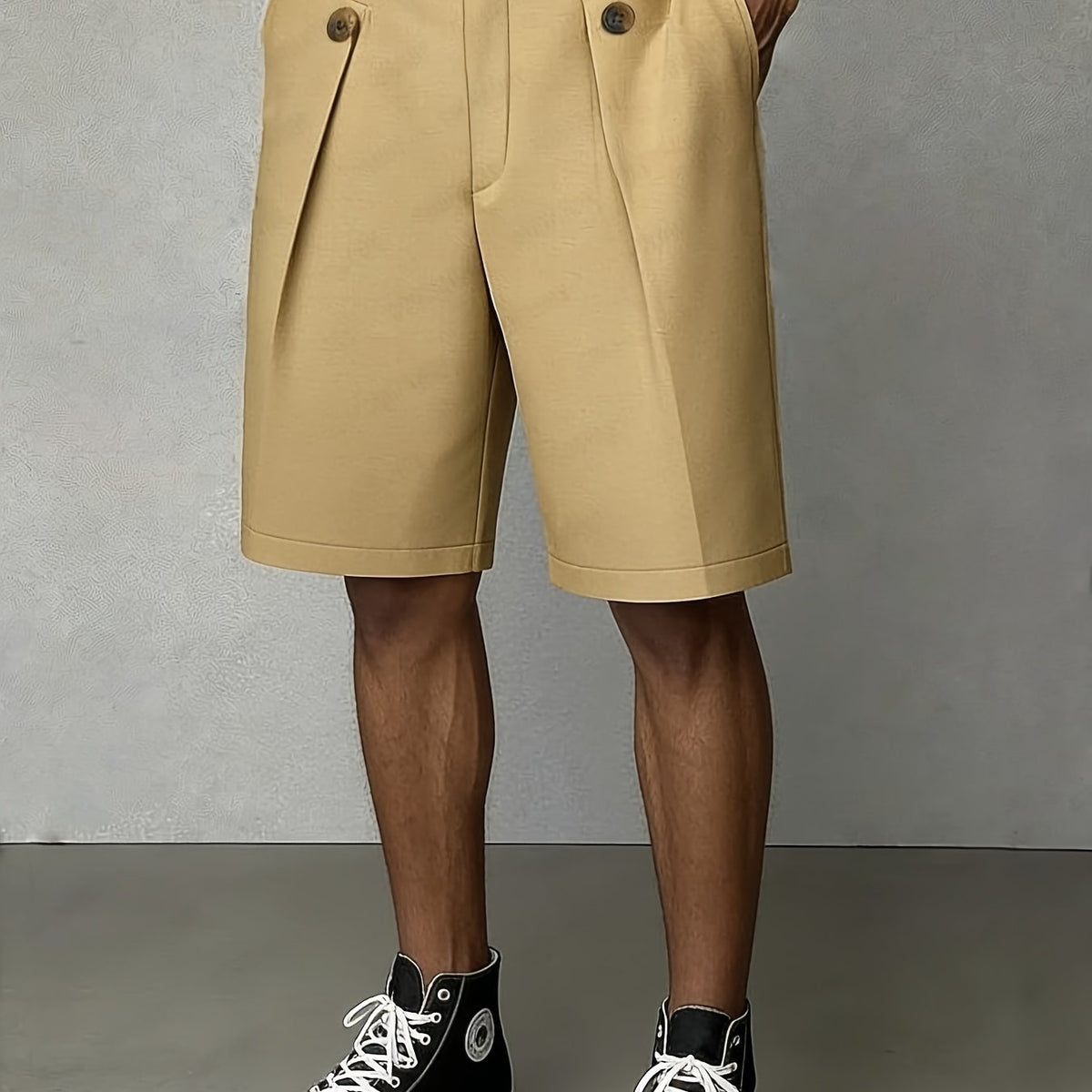 Harlan | Tailored Pleated Shorts