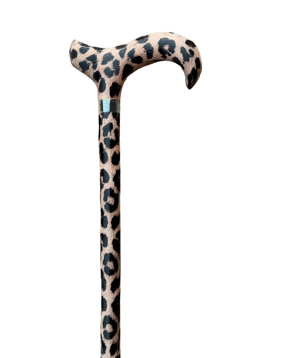 Classic Leopard Folding Cane