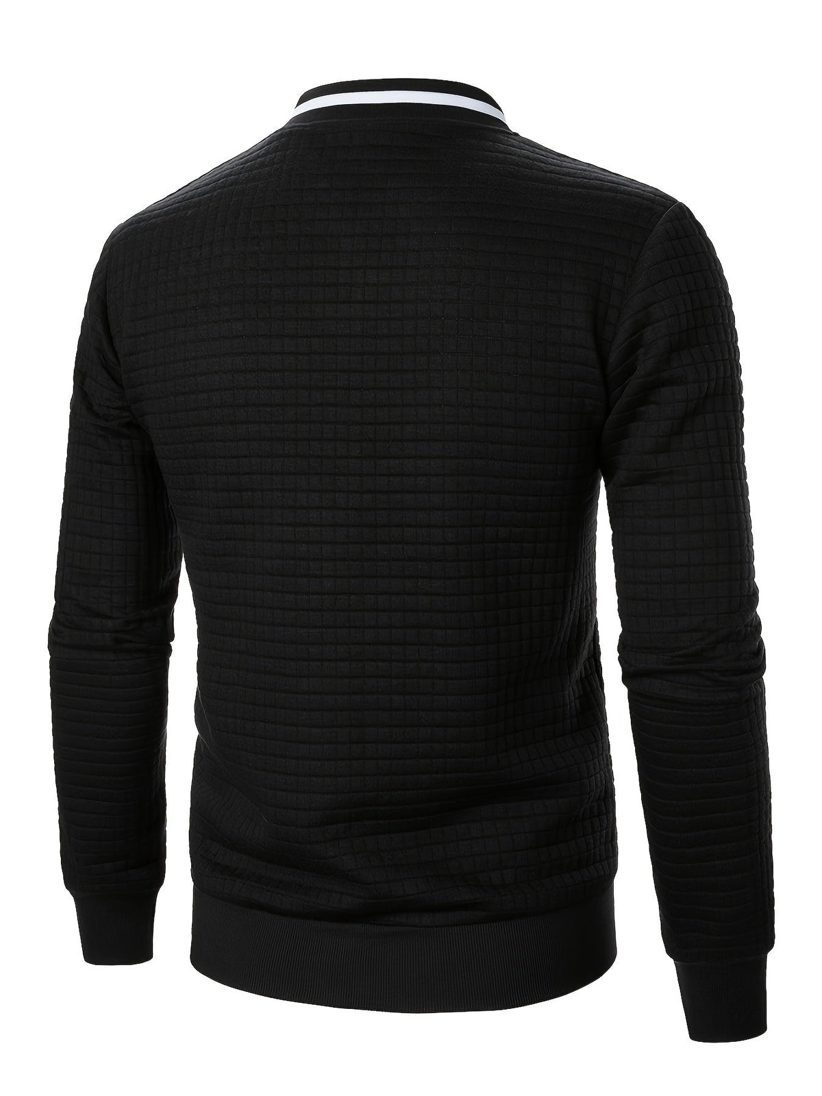 Raymond | Textured Zip-Up Bomber Jacket
