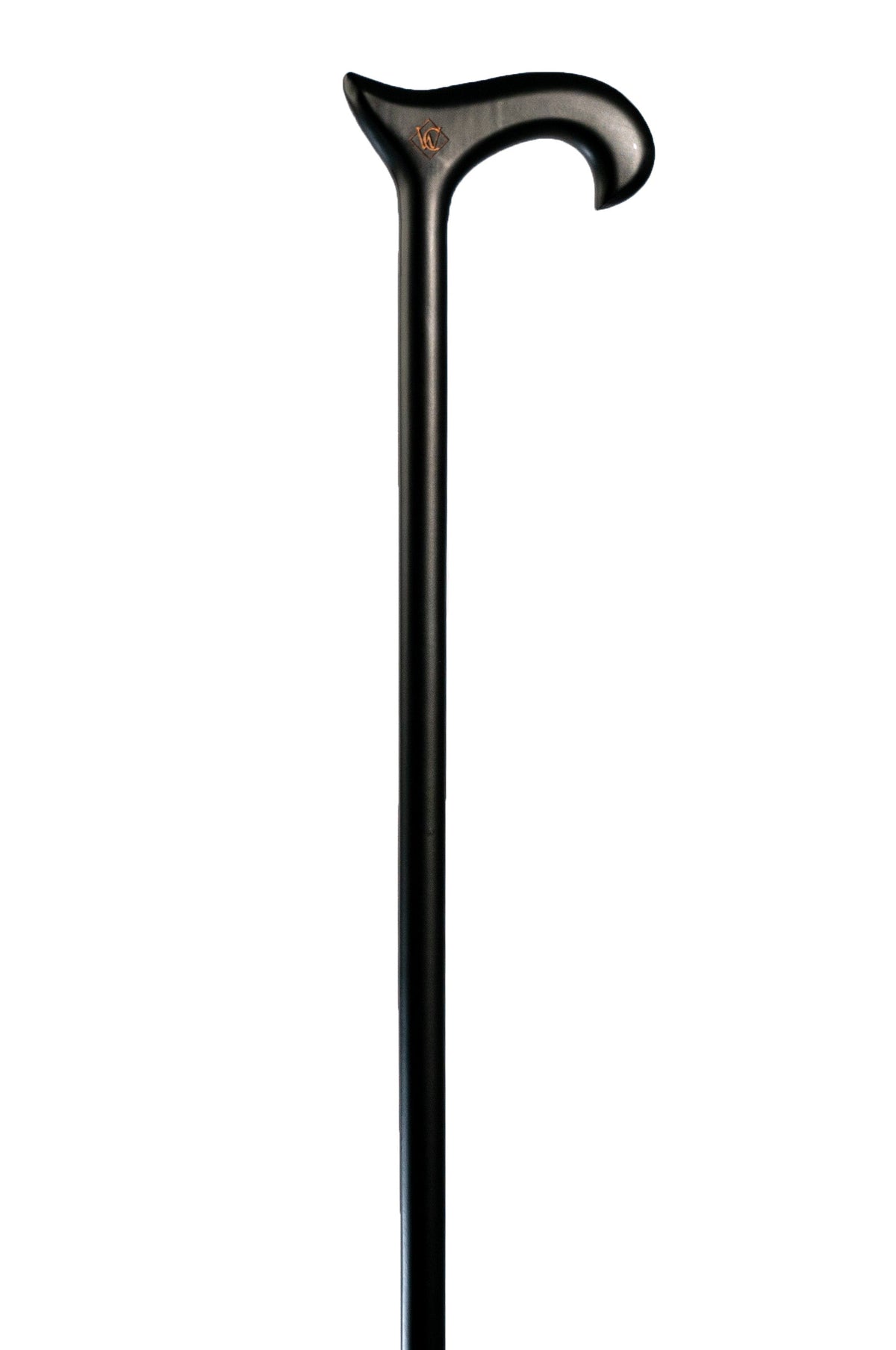 Classic Derby Handle Walking Cane in Black or Walnut