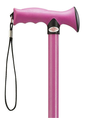 Overmold Ergonomic Grip Aluminum Adjustable Cane