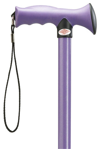 Overmold Ergonomic Grip Aluminum Adjustable Cane