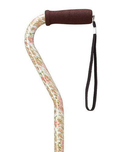 Harvy Fashion Prints Offset Handle Walking Cane - Available in 9 Patterns