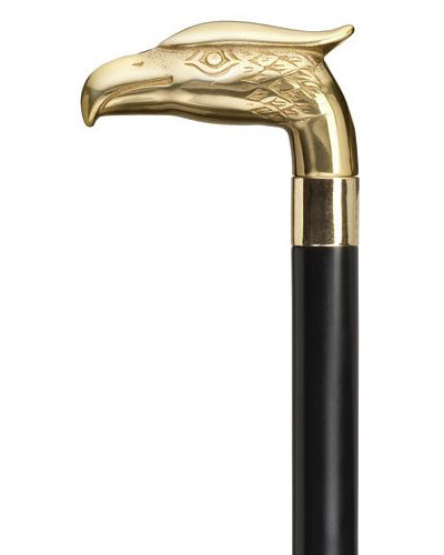Solid Brass Cast Eagle Head Cane