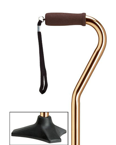 Offset Walking Cane with TriPod Base