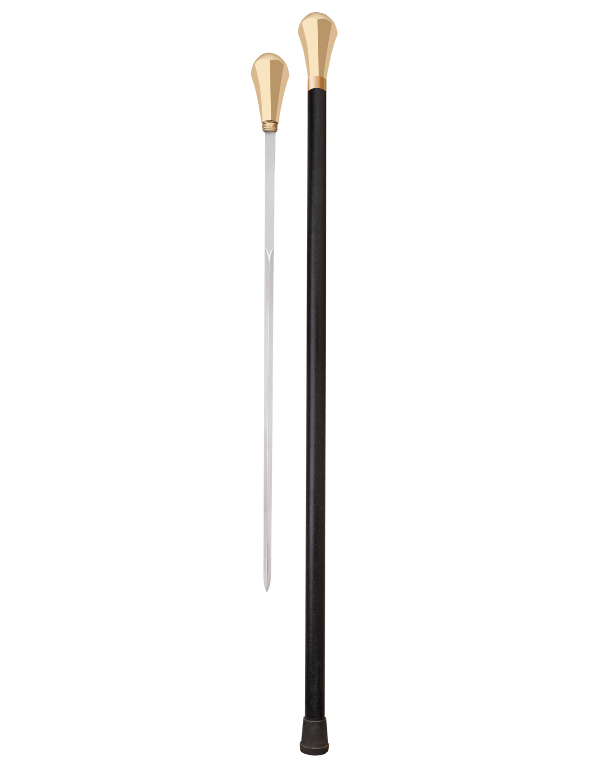 Gold Knob Handle Collector's Sword Cane