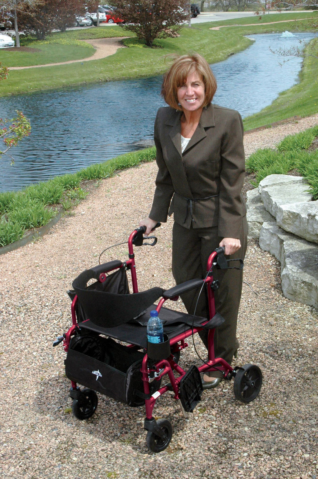 Medline Excel Translator Rollator/Transport Chair