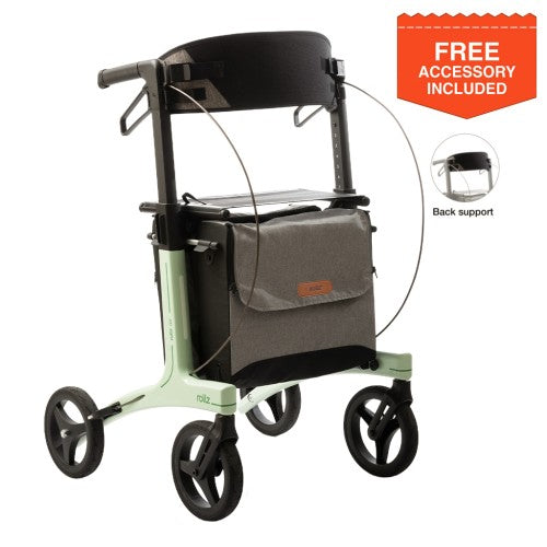 Rollz Air Carbon Rollator- Mint Green