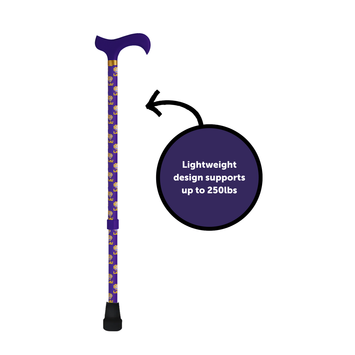 LSU Tigers Walking Cane