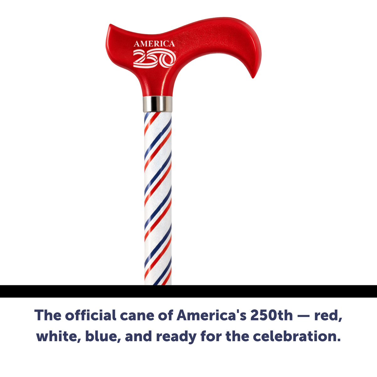 America 250 Derby Walking Cane — Official Semiquincentennial Edition