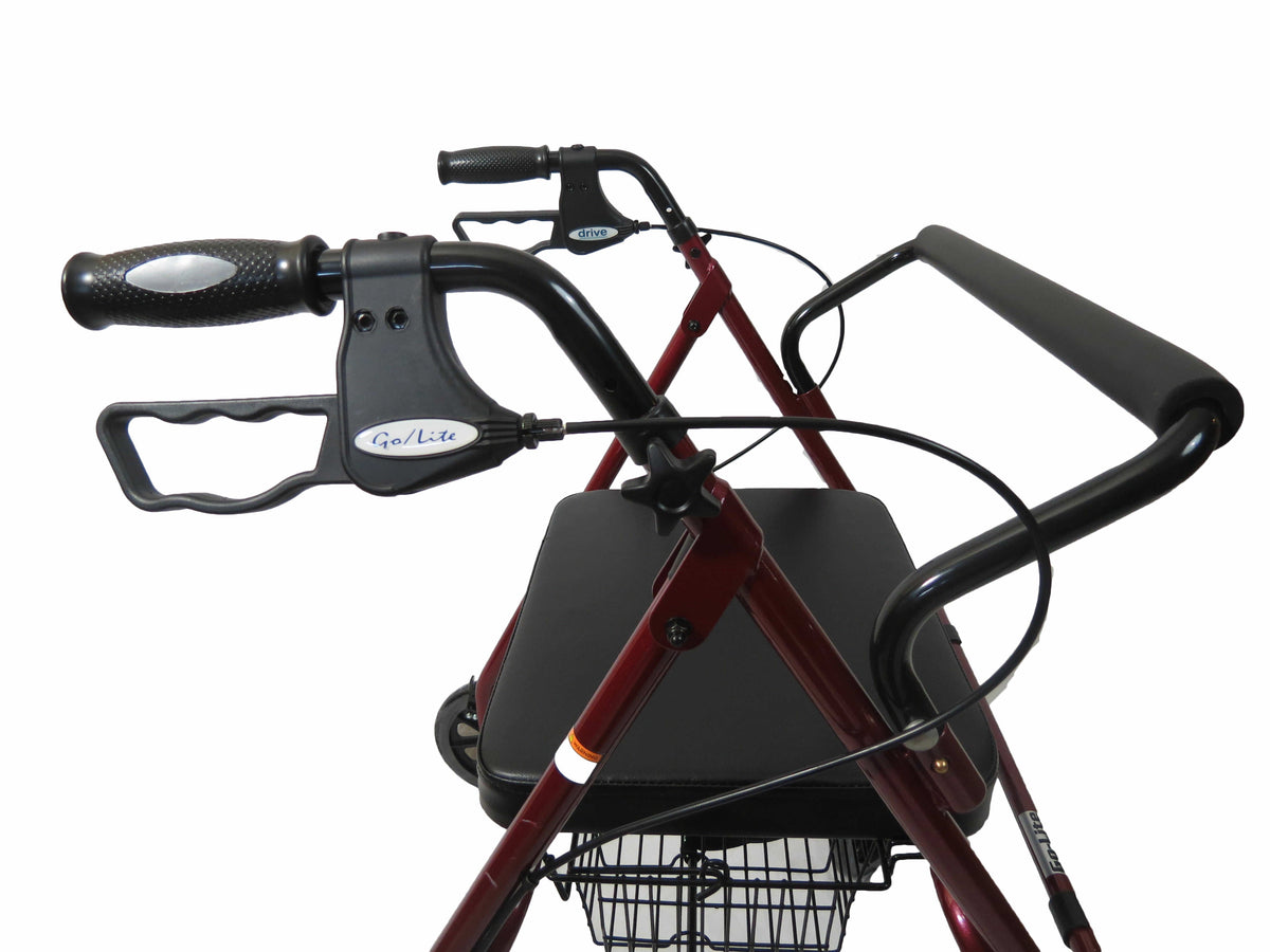 Drive Go-Lite Bariatric Steel Rollator