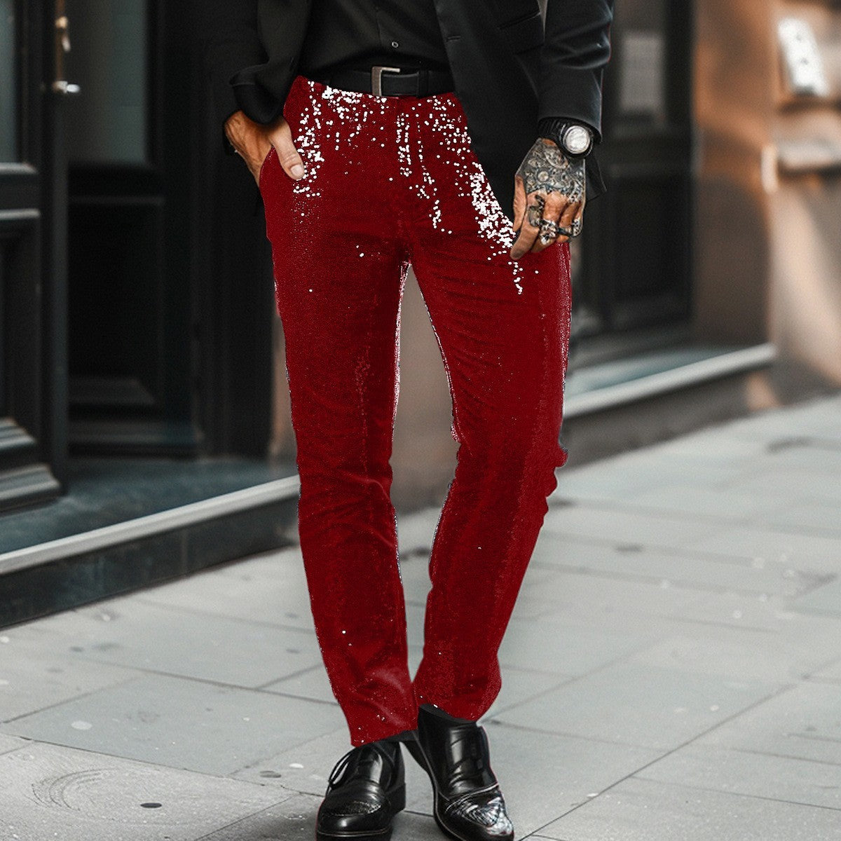 Byron | Shimmering Statement Pants
