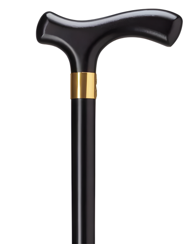 Fritz Handle Walking Cane in Black, Walnut, or Natural