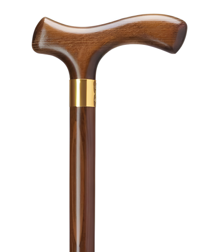 Fritz Handle Walking Cane in Black, Walnut, or Natural