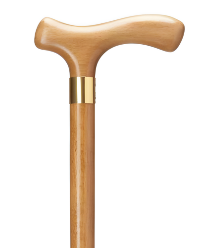 Fritz Handle Walking Cane in Black, Walnut, or Natural