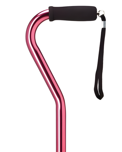 Offset Handle Walking Canes in 7 Solid Colors