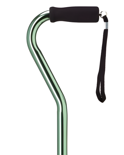 Offset Handle Walking Canes in 7 Solid Colors