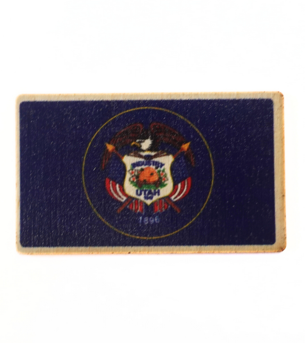 USA State Pride Wood Stickers