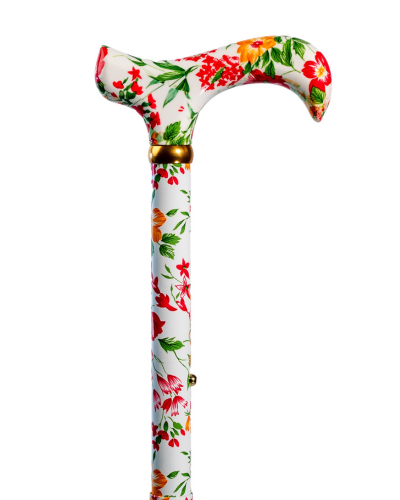 Heaven's Flowers Designer Folding Cane