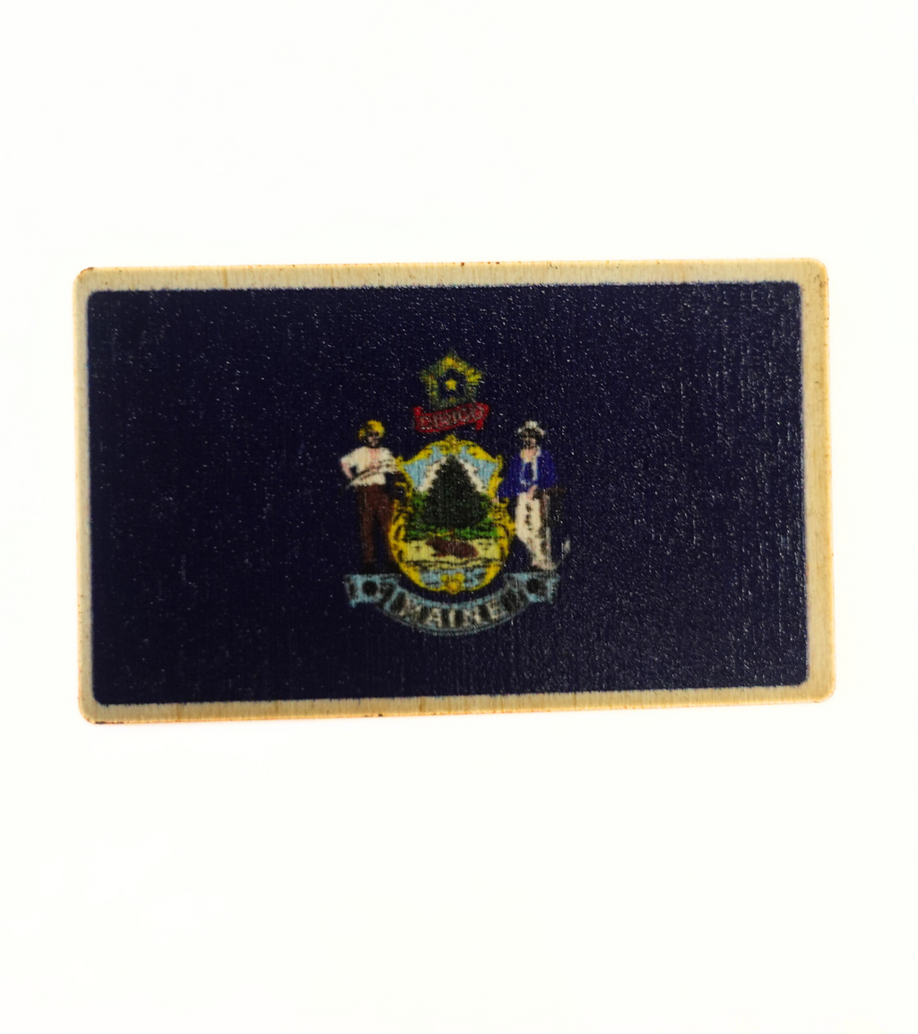 USA State Pride Wood Stickers
