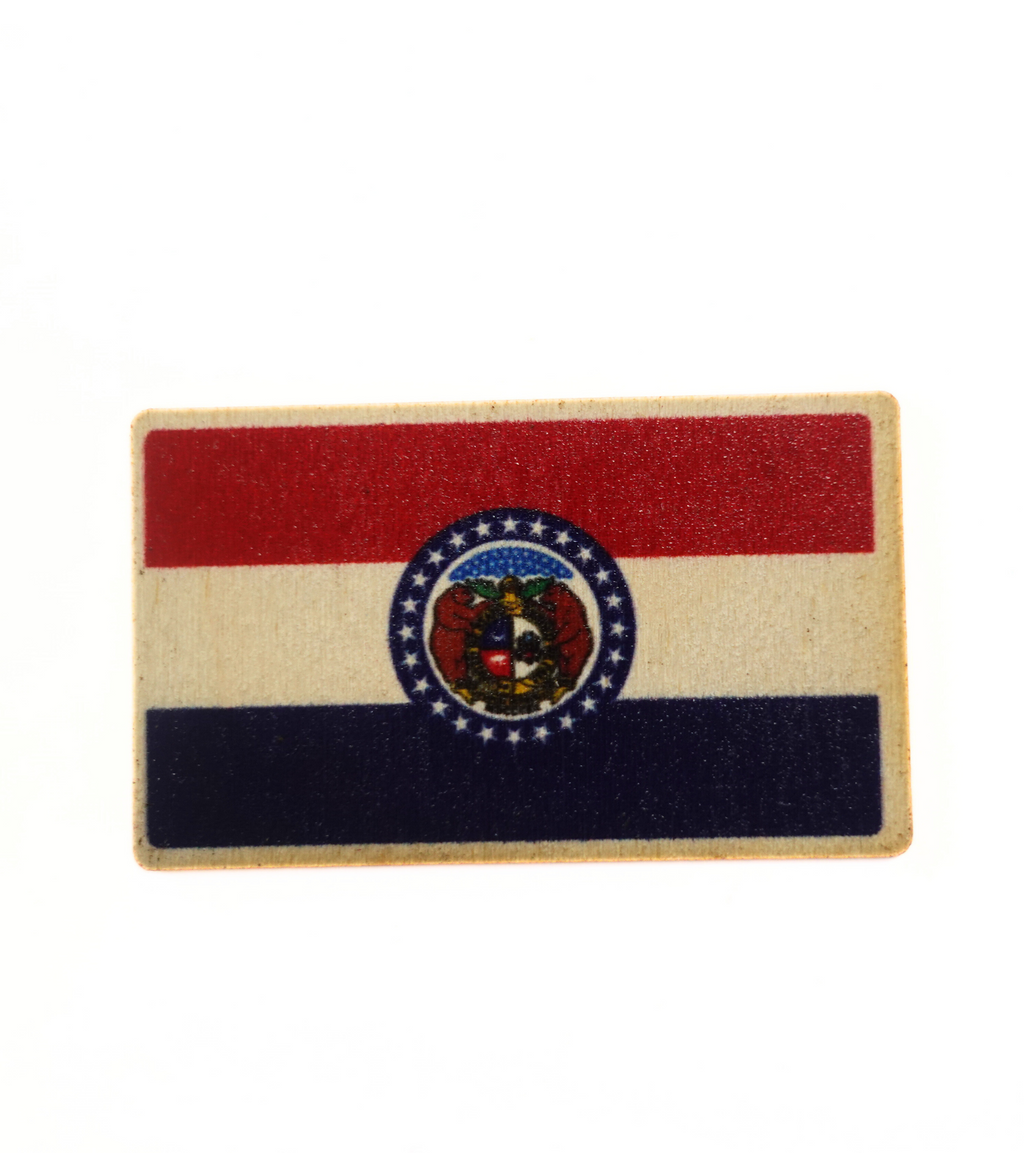 USA State Pride Wood Stickers