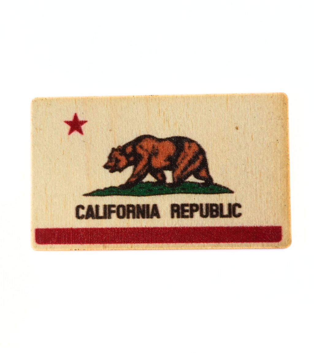 USA State Pride Wood Stickers