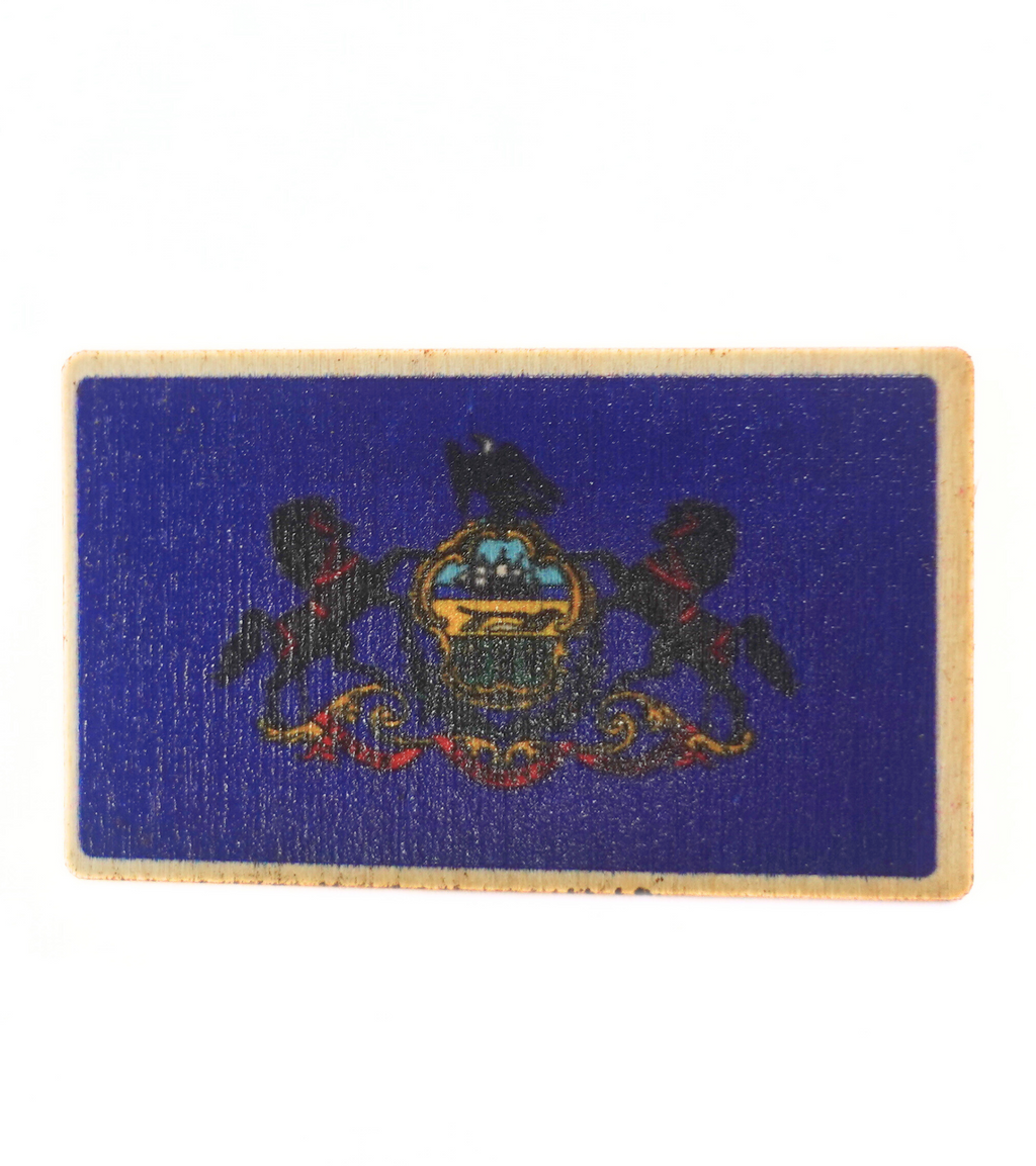 USA State Pride Wood Stickers