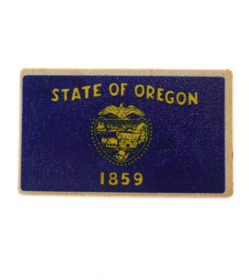 USA State Pride Wood Stickers