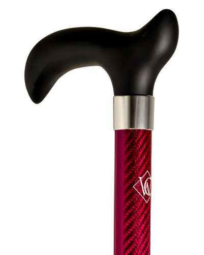Carbon Fiber Slimline Hot Pink with Soft Touch Handle