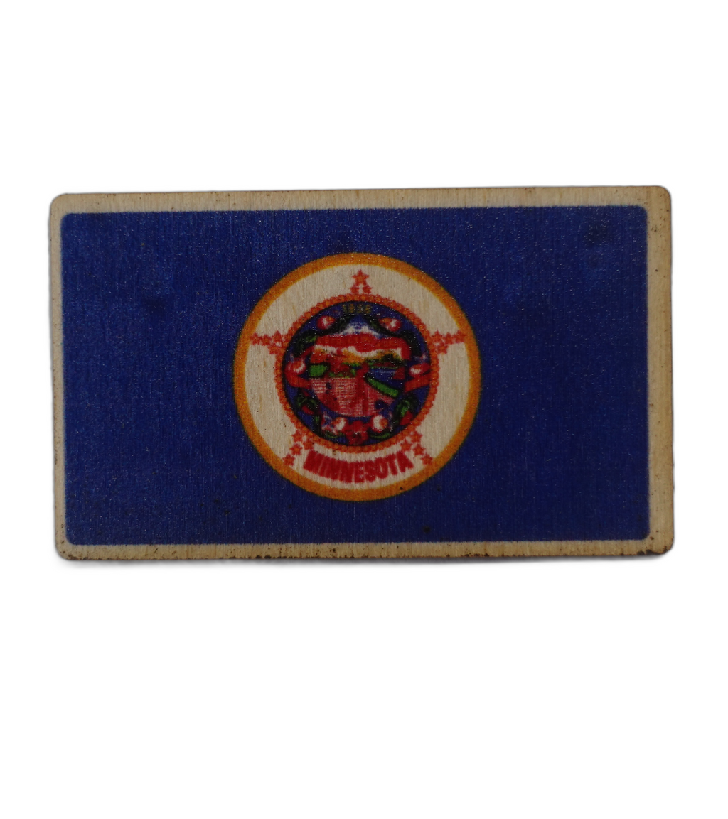 USA State Pride Wood Stickers