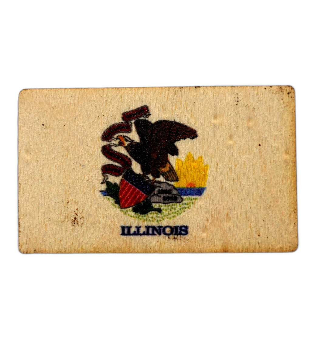 USA State Pride Wood Stickers