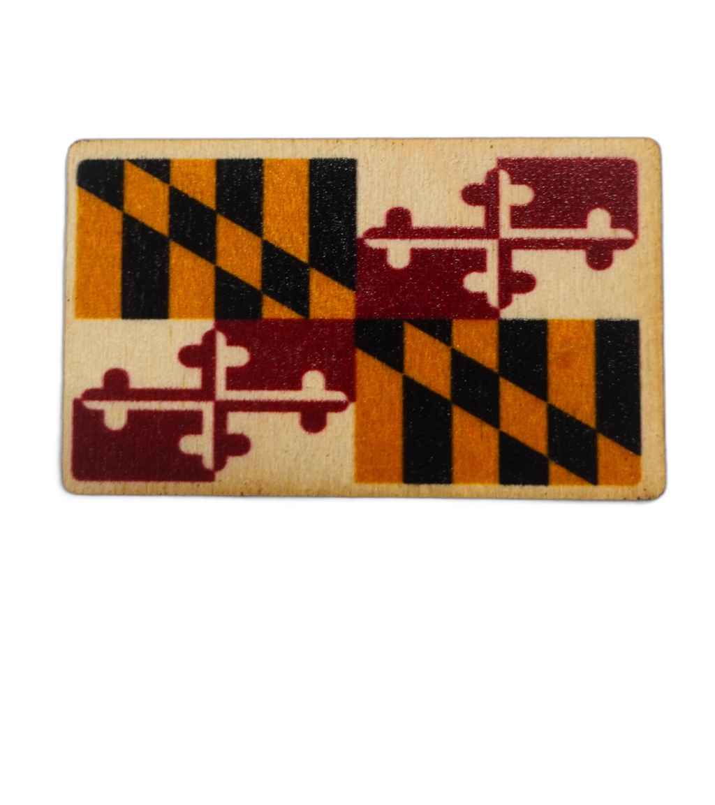 USA State Pride Wood Stickers