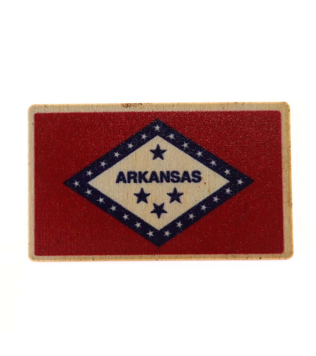 USA State Pride Wood Stickers