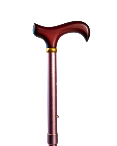 3D Matte Pink Folding Walking Cane