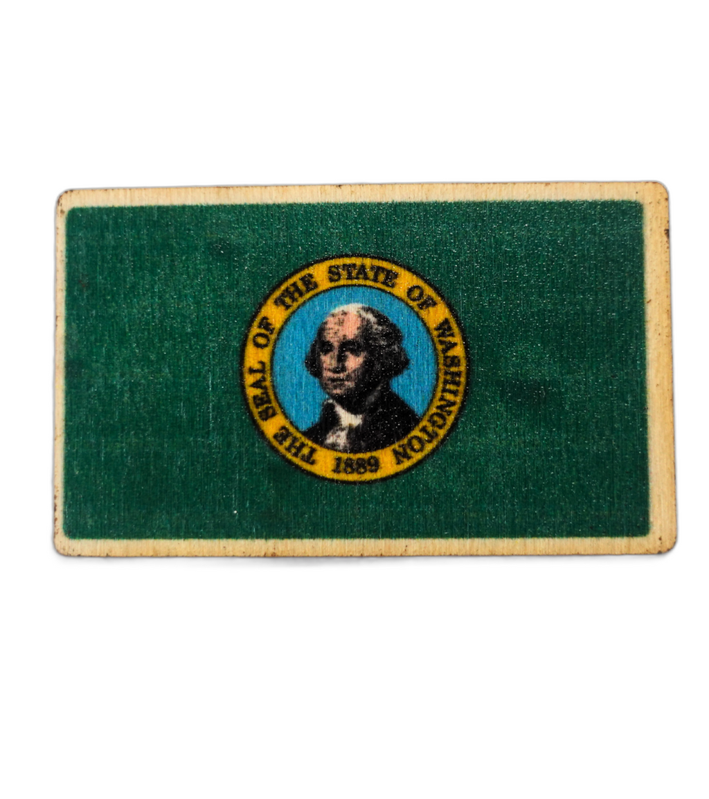 USA State Pride Wood Stickers