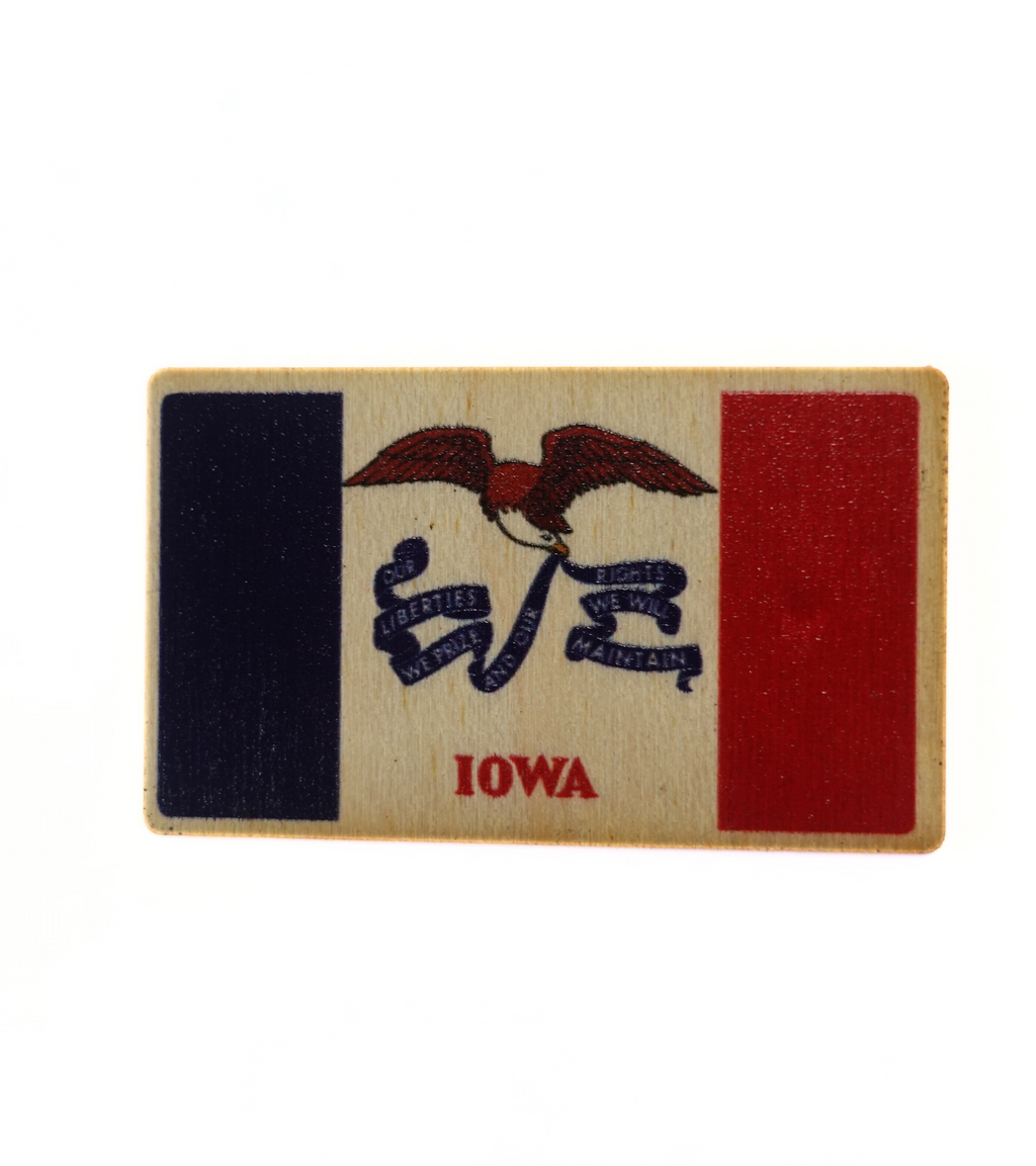 USA State Pride Wood Stickers