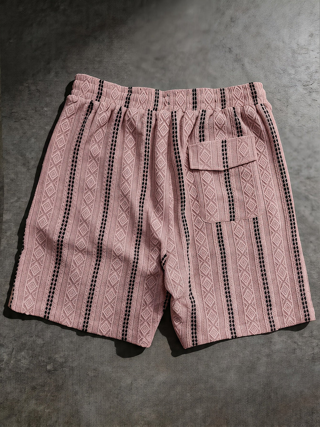 Nolan | Textured Drawstring Shorts