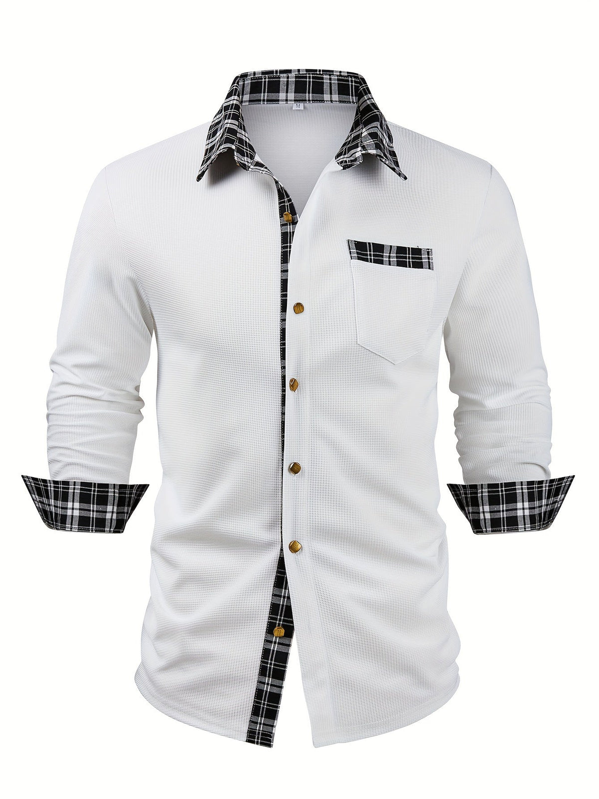 Bradley | Textured Contrast Shirt