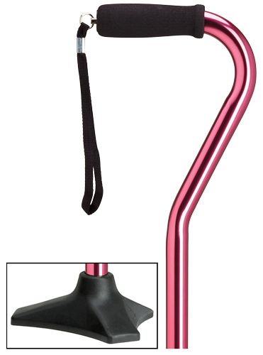 Offset Walking Cane with TriPod Base